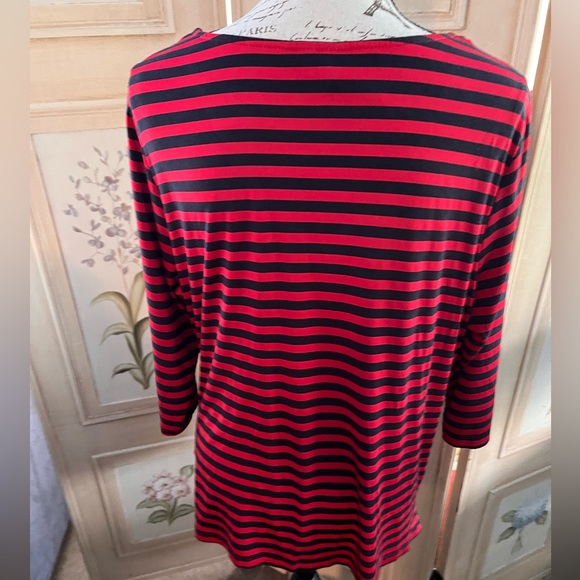 🎈🎈ASYMMETRICAL STRIPED SHIRT - Picture 3 of 4
